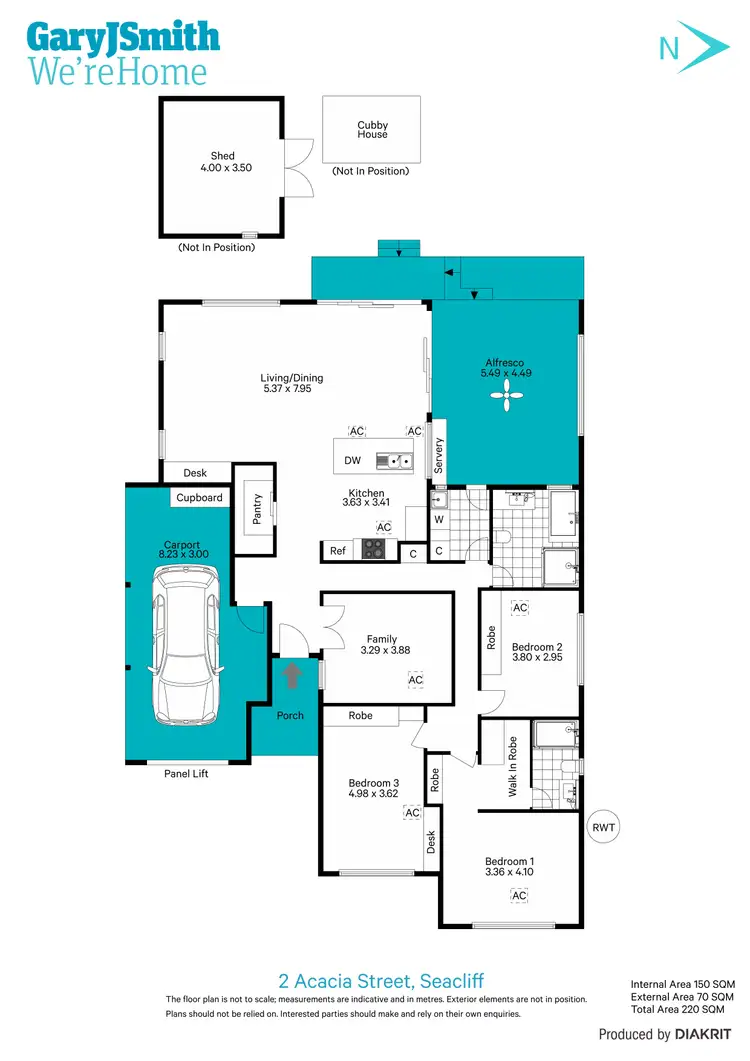 Floorplan of Homely house listing, 2 Acacia Street, Seacliff SA 5049