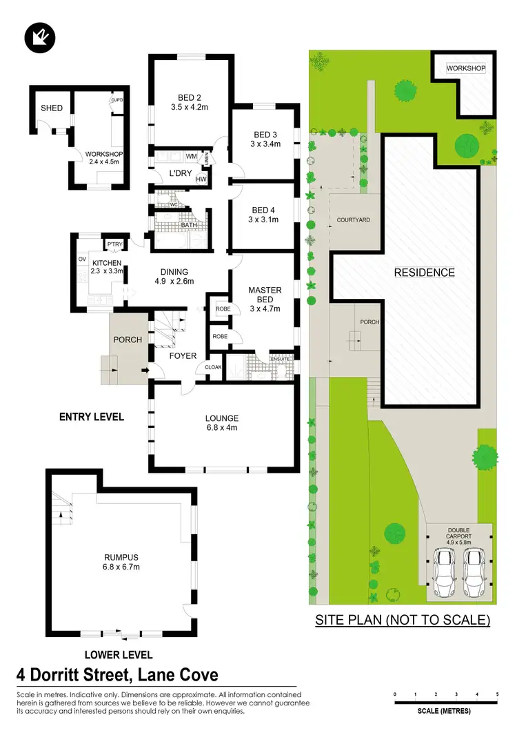 Floorplan of Homely house listing, 4 Dorritt Street, Lane Cove NSW 2066