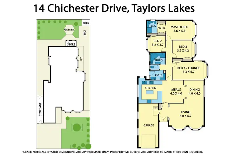 Floorplan of Homely house listing, 14 Chichester Drive, Taylors Lakes VIC 3038