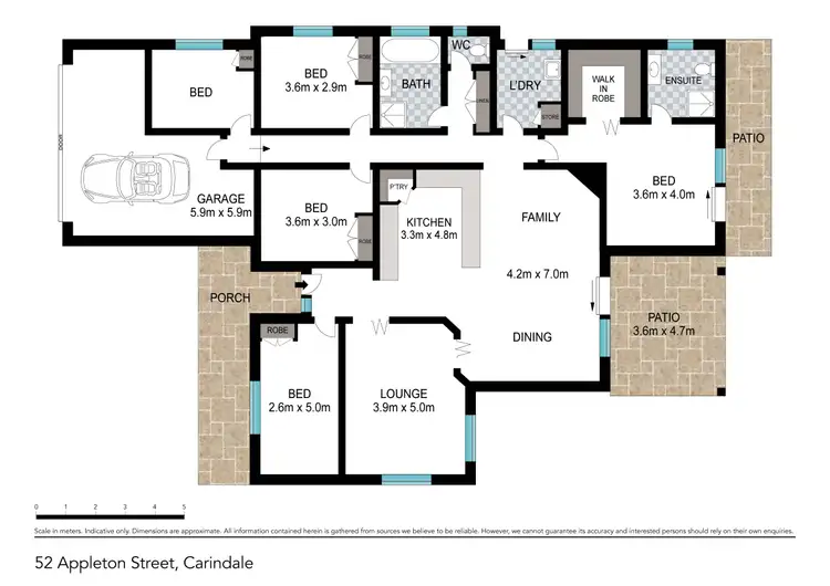 Floorplan of Homely house listing, 52 Appleton Street, Carindale QLD 4152