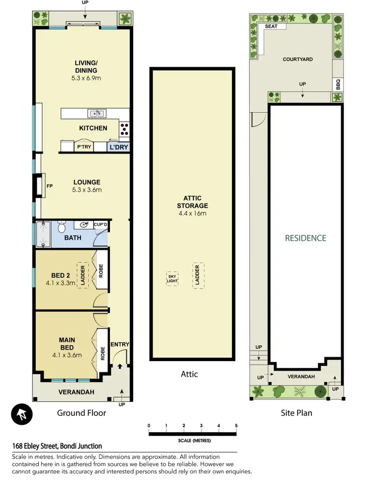 Floorplan of Homely house listing, 168 Ebley Street, Bondi Junction NSW 2022