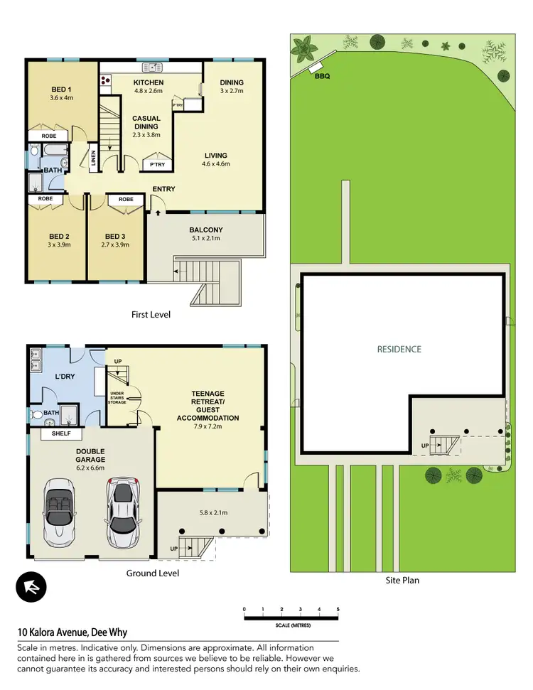 Floorplan of Homely house listing, 10 Kalora Avenue, Dee Why NSW 2099