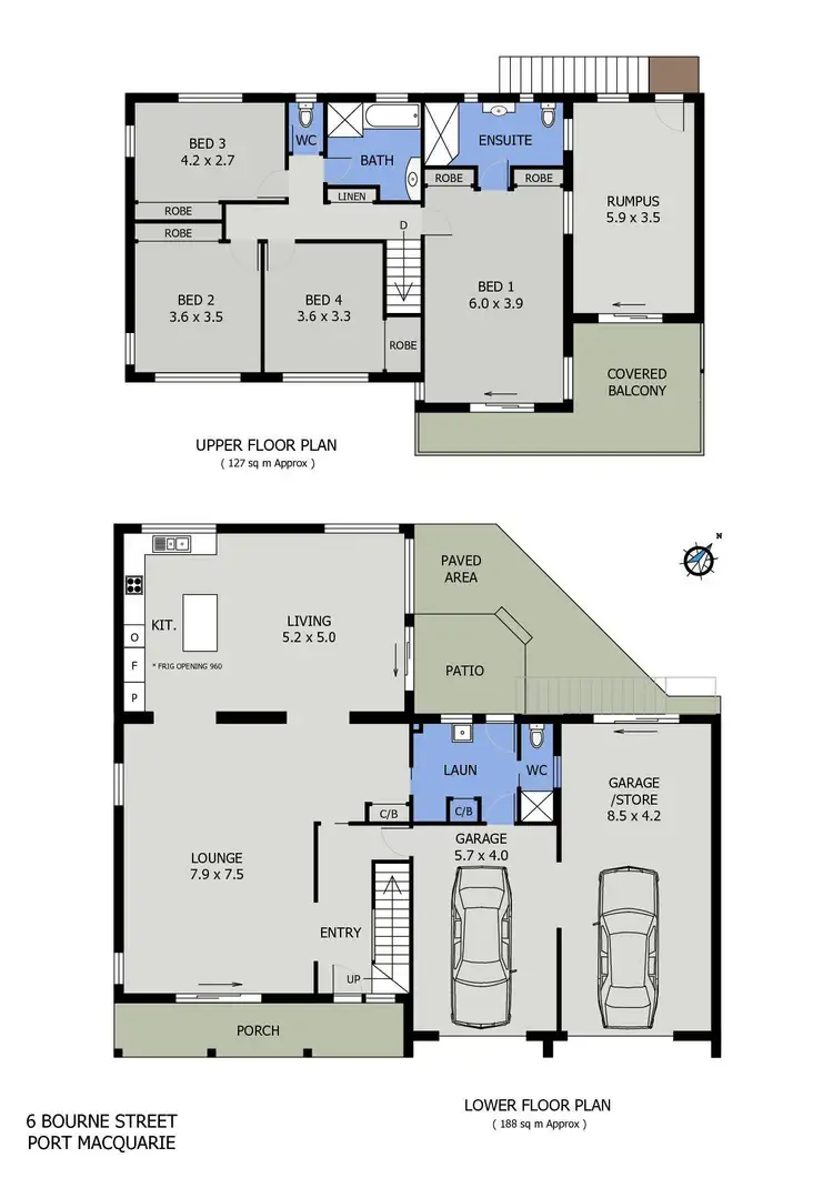 Floorplan of Homely house listing, 6 Bourne Street, Port Macquarie NSW 2444