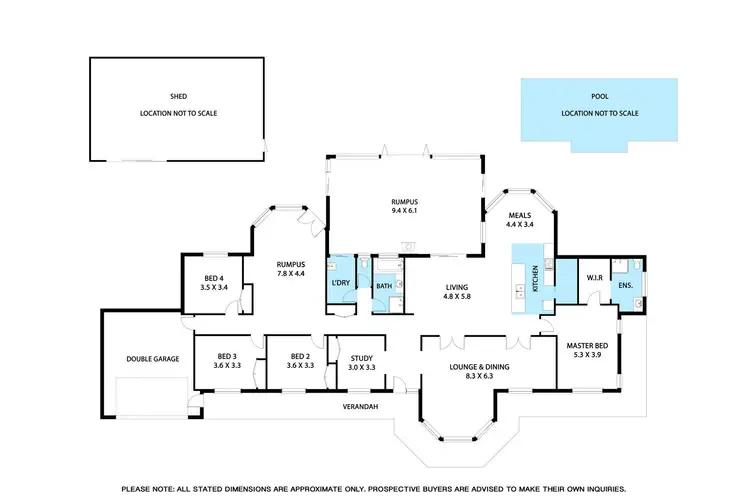 Floorplan of Homely house listing, 14 Ruxton Way, Hopetoun Park VIC 3340