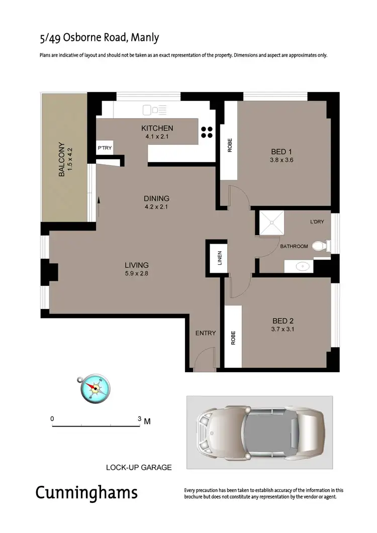 Floorplan of Homely unit listing, 5/49 Osborne Road, Manly NSW 2095