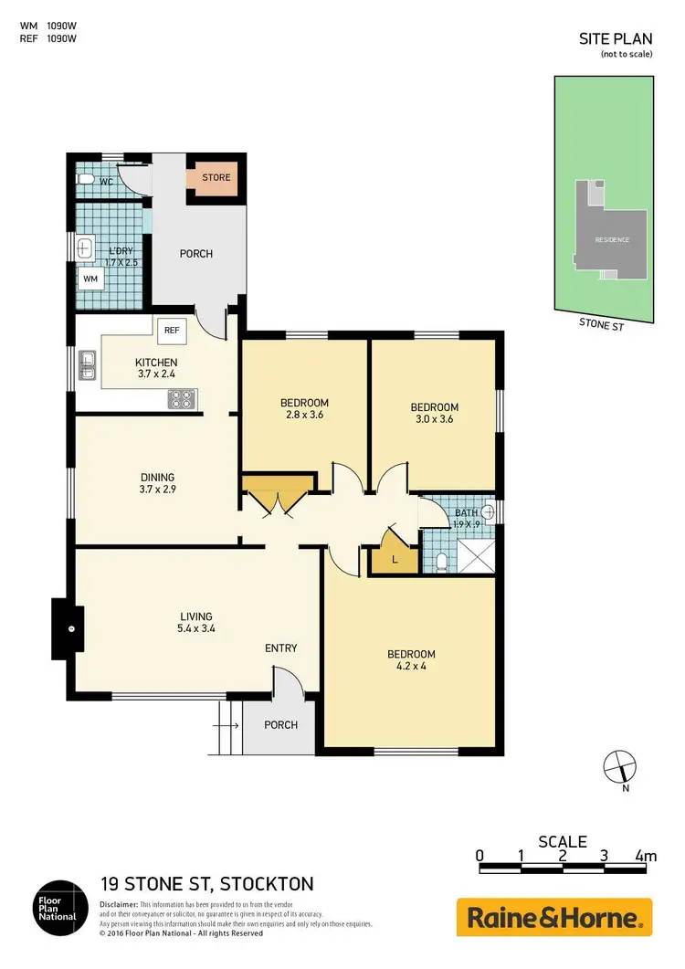 Floorplan of Homely house listing, 19 Stone Street, Stockton NSW 2295