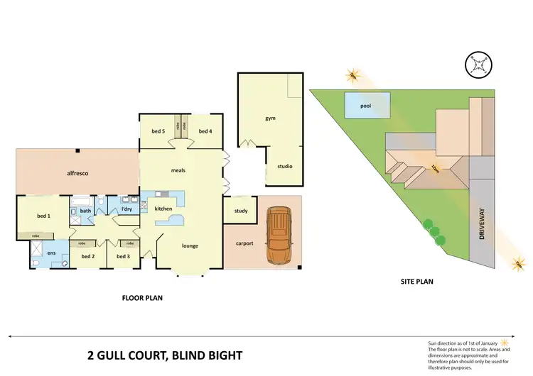 Floorplan of Homely house listing, 2 Gull Court, Blind Bight VIC 3980