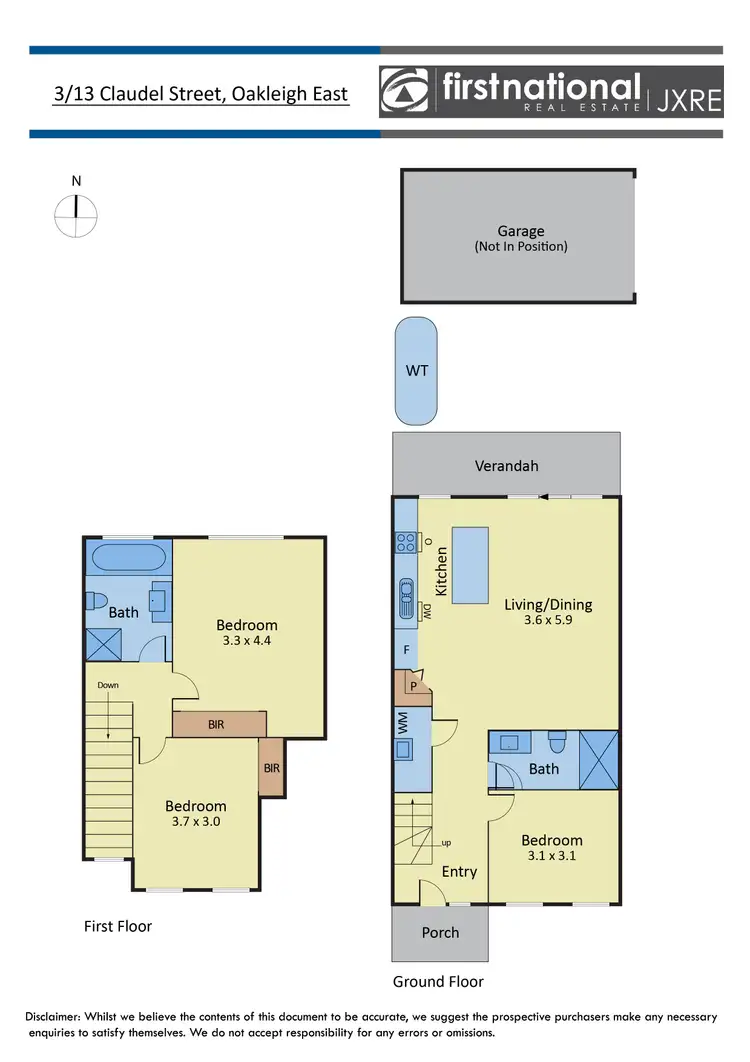 Floorplan of Homely townhouse listing, 3/13 Claudel Street, Oakleigh East VIC 3166