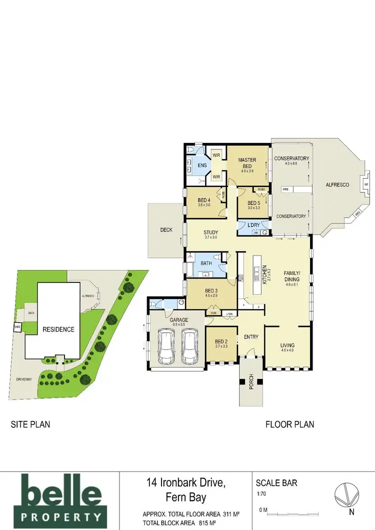 Floorplan of Homely house listing, 14 Ironbark Drive, Fern Bay NSW 2295