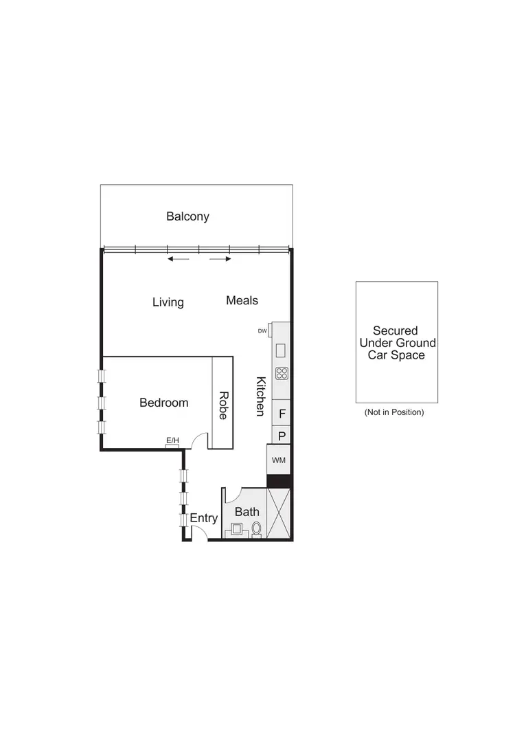 Floorplan of Homely apartment listing, 13/6 Pine Avenue, Elwood VIC 3184