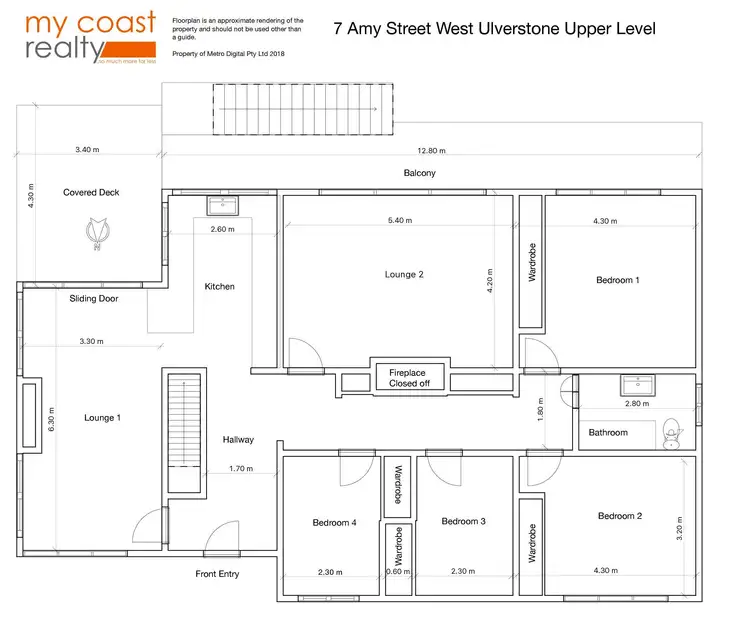 Floorplan of Homely house listing, 7 Amy Street, West Ulverstone TAS 7315