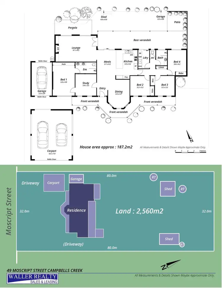 Floorplan of Homely house listing, 49 Moscript Street, Campbells Creek VIC 3451