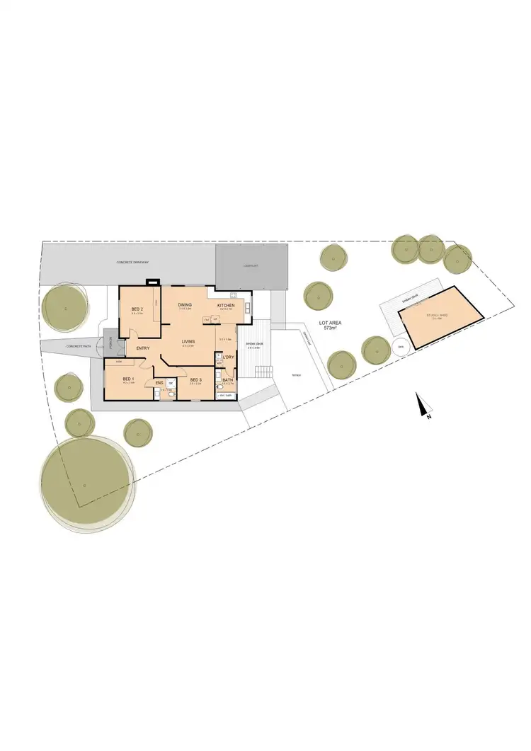 Floorplan of Homely house listing, 3 Goldsmith Crescent, Castlemaine VIC 3450