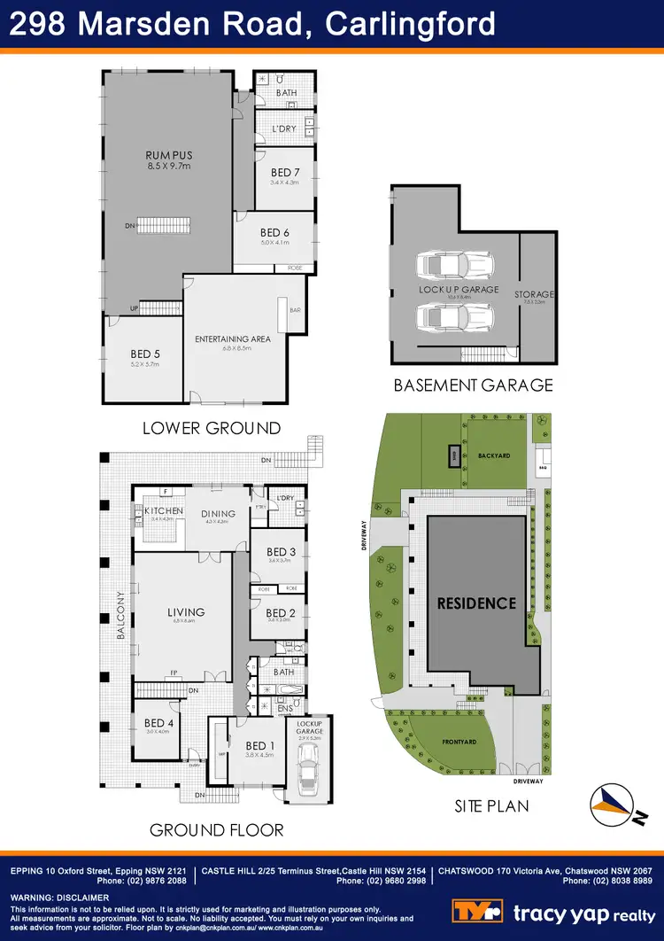 Floorplan of Homely house listing, 298 Marsden Road, Carlingford NSW 2118