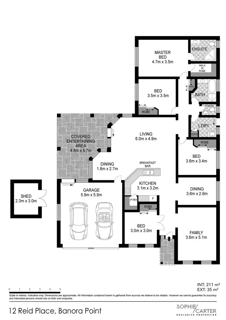 Floorplan of Homely house listing, 12 Reid Place, Banora Point NSW 2486