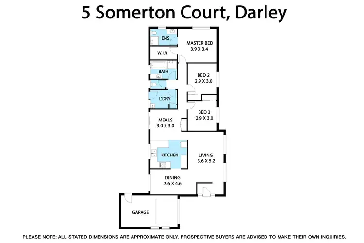 Floorplan of Homely house listing, 5 Somerton Court, Bacchus Marsh VIC 3340