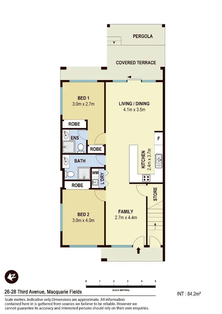 Floorplan of Homely apartment listing, 9/26-28 Third Avenue, Macquarie Fields NSW 2564