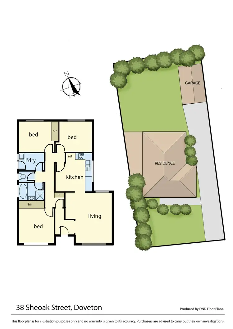 Floorplan of Homely house listing, 38 Sheoak Street, Doveton VIC 3177
