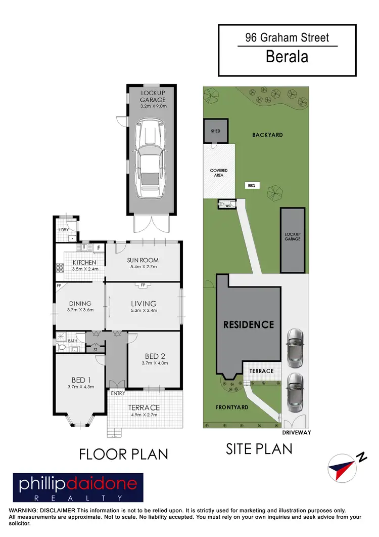 Floorplan of Homely house listing, 96 Graham Street, Berala NSW 2141