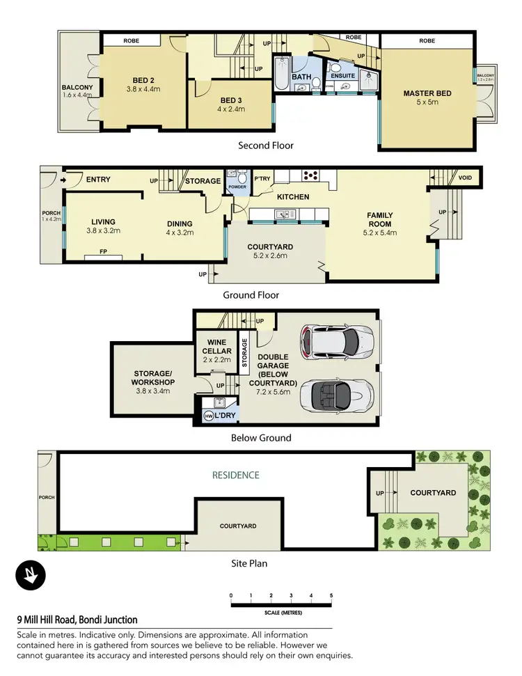 Floorplan of Homely house listing, 9 Mill Hill Road, Bondi Junction NSW 2022