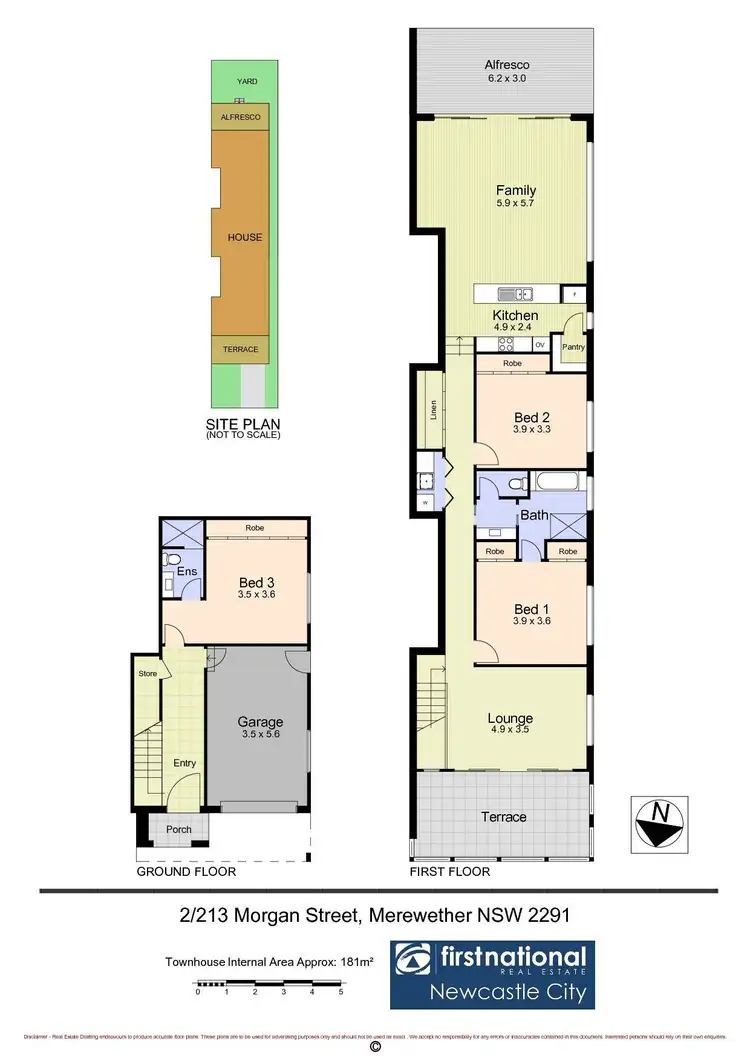 Floorplan of Homely house listing, 2/213 Morgan Street, Merewether NSW 2291