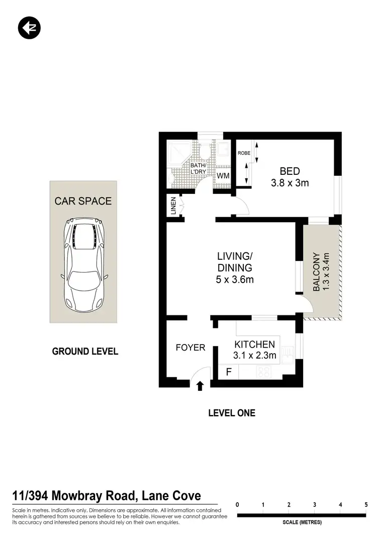Floorplan of Homely apartment listing, 11/394 Mowbray Road, Lane Cove NSW 2066