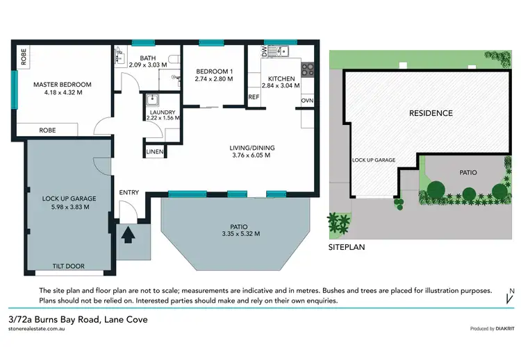 Floorplan of Homely villa listing, 3/72a Burns Bay Road, Lane Cove NSW 2066