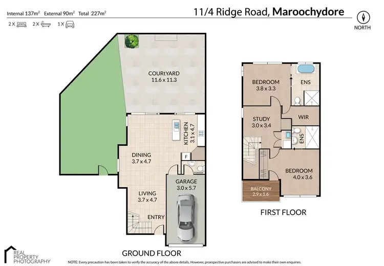 Floorplan of Homely unit listing, 11/4 Ridge Road, Maroochydore QLD 4558