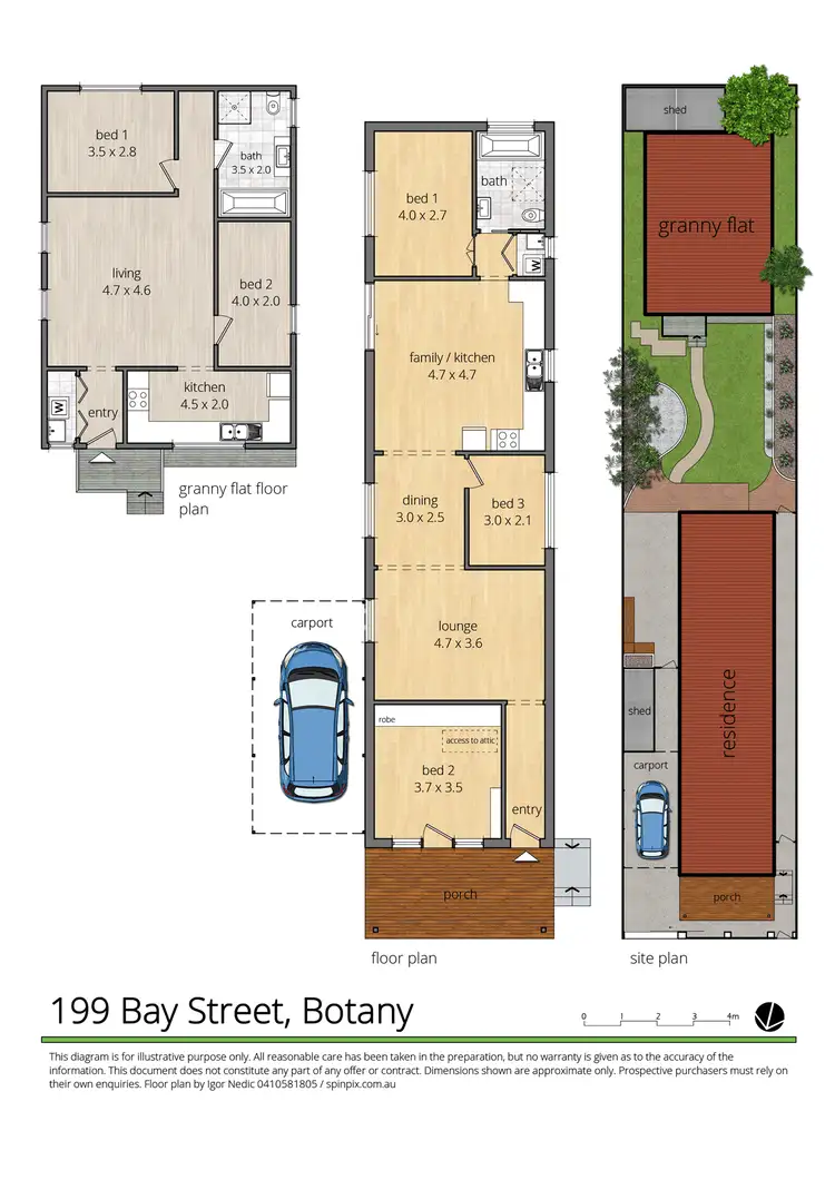 Floorplan of Homely house listing, 199 Bay Street, Botany NSW 2019