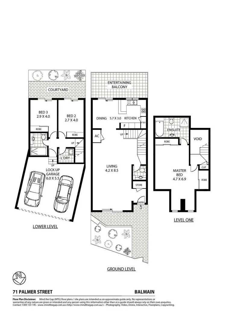 Floorplan of Homely house listing, 71 Palmer Street, Balmain NSW 2041