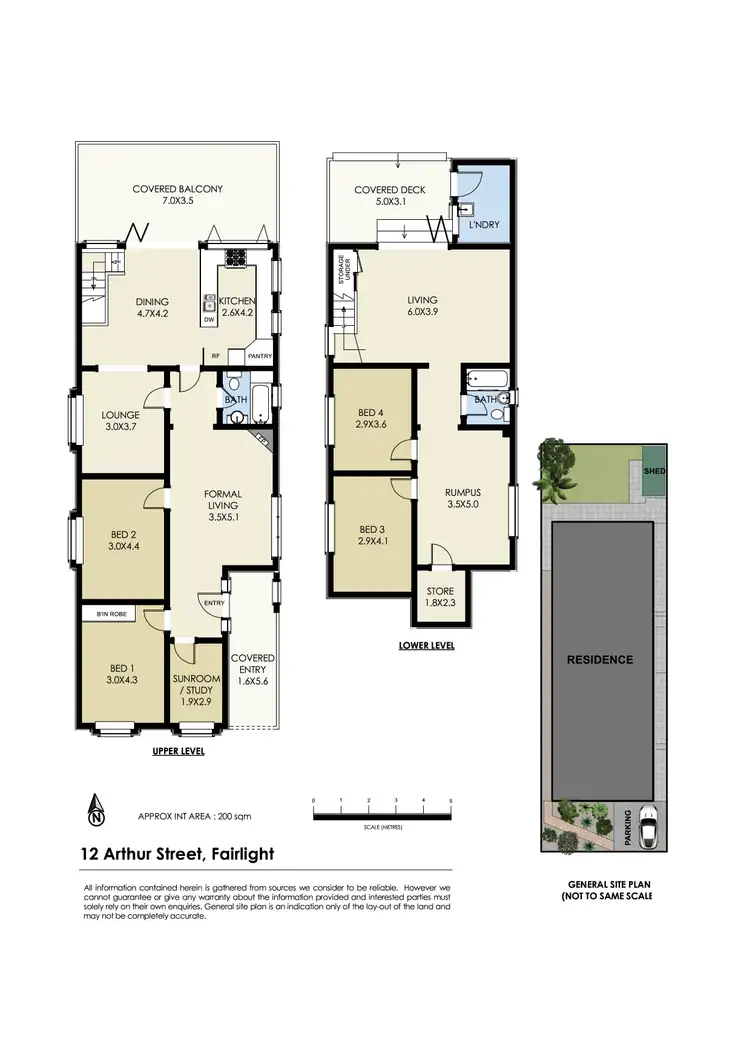 Floorplan of Homely house listing, 12 Arthur Street, Fairlight NSW 2094