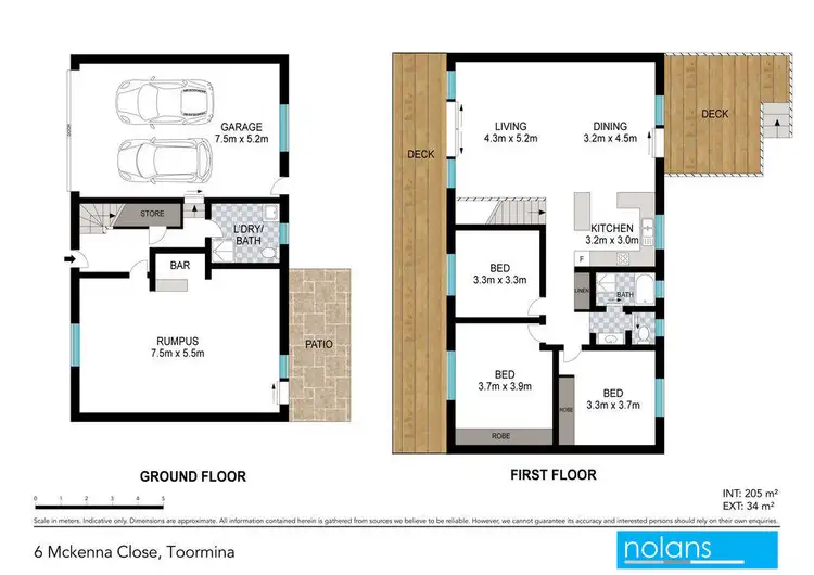 Floorplan of Homely house listing, 6 Mckenna Close, Toormina NSW 2452