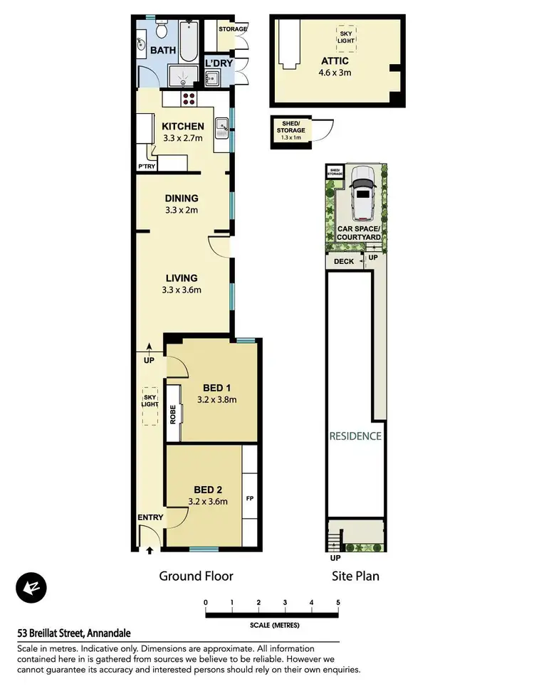 Floorplan of Homely house listing, 53 Breillat Street, Annandale NSW 2038
