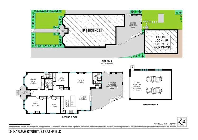 Floorplan of Homely house listing, 34 Karuah Street, Strathfield NSW 2135