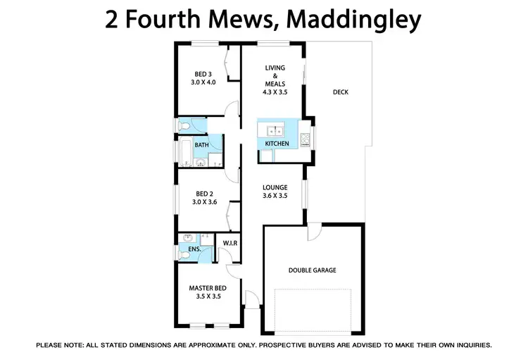 Floorplan of Homely house listing, 2 Fourth Mews, Bacchus Marsh VIC 3340