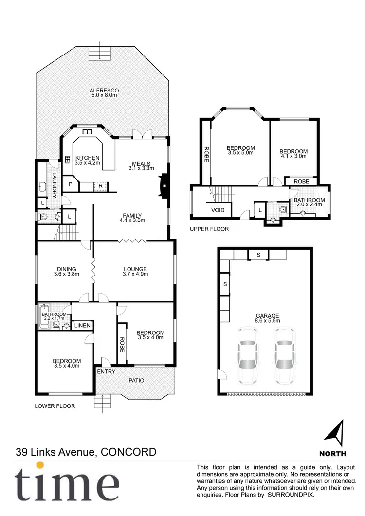 Floorplan of Homely house listing, 39 Links Avenue, Concord NSW 2137