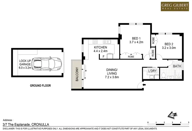 Floorplan of Homely apartment listing, 3/7 The Esplanade, Cronulla NSW 2230