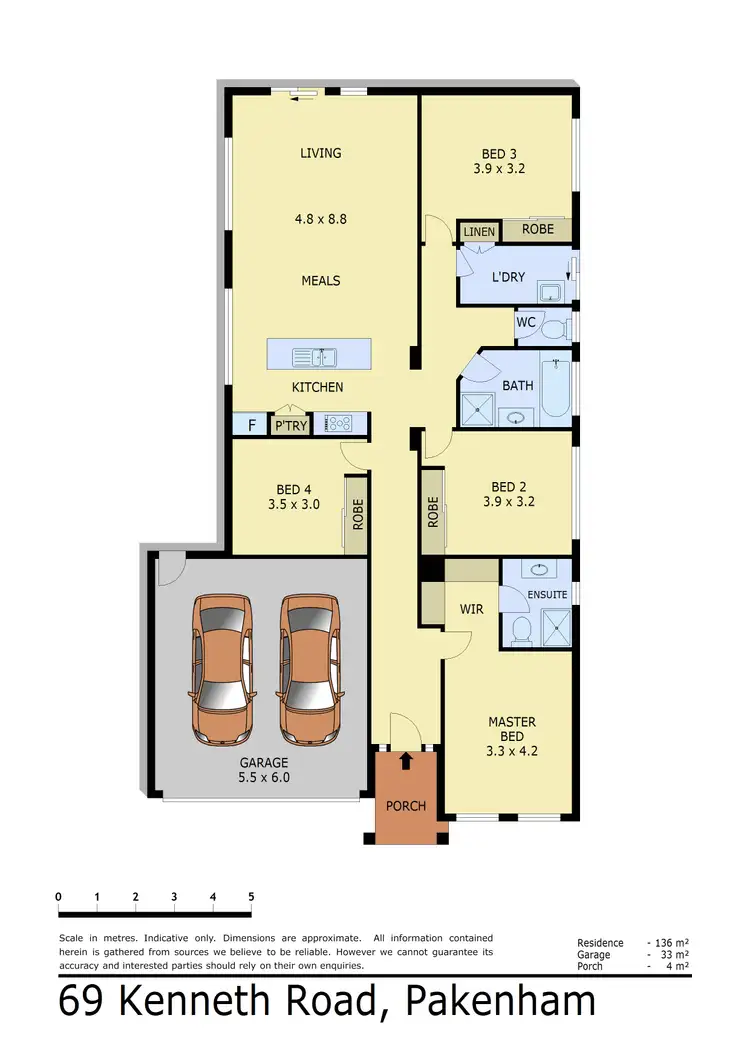 Floorplan of Homely house listing, 69 Kenneth Road, Officer VIC 3809