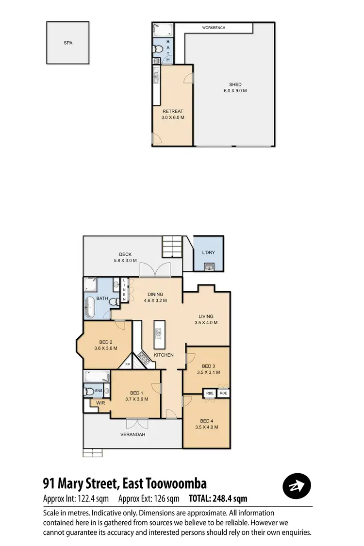 Floorplan of Homely house listing, 91 Mary Street, East Toowoomba QLD 4350