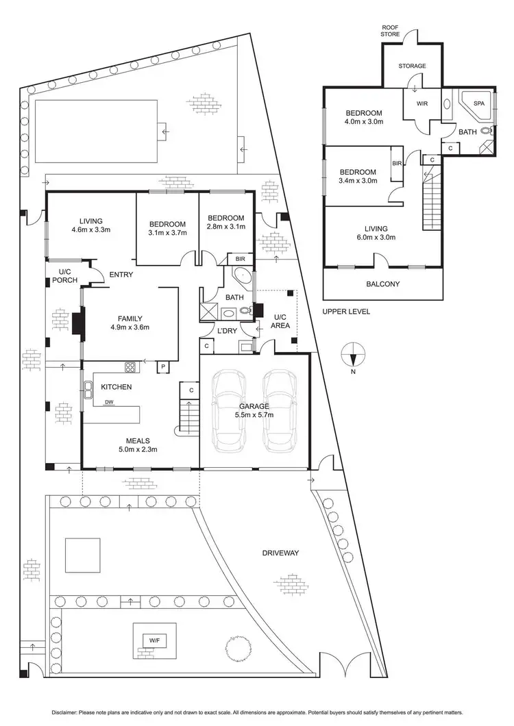 Floorplan of Homely house listing, 55 The Fairway, Kingsbury VIC 3083