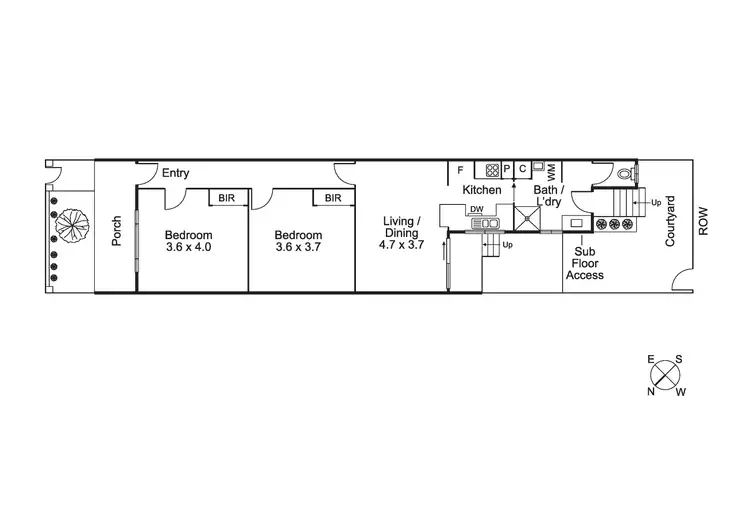Floorplan of Homely house listing, 9 Chapman Street, North Melbourne VIC 3051