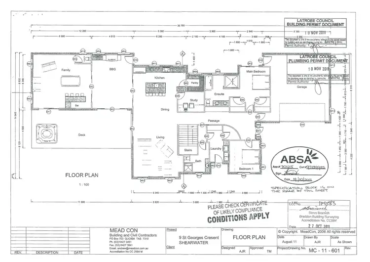 Floorplan of Homely house listing, 9 St Georges Crescent, Shearwater TAS 7307