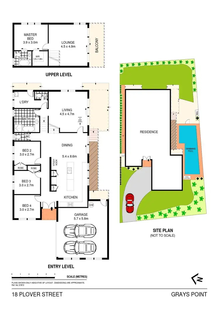 Floorplan of Homely house listing, 18 Plover Street, Grays Point NSW 2232
