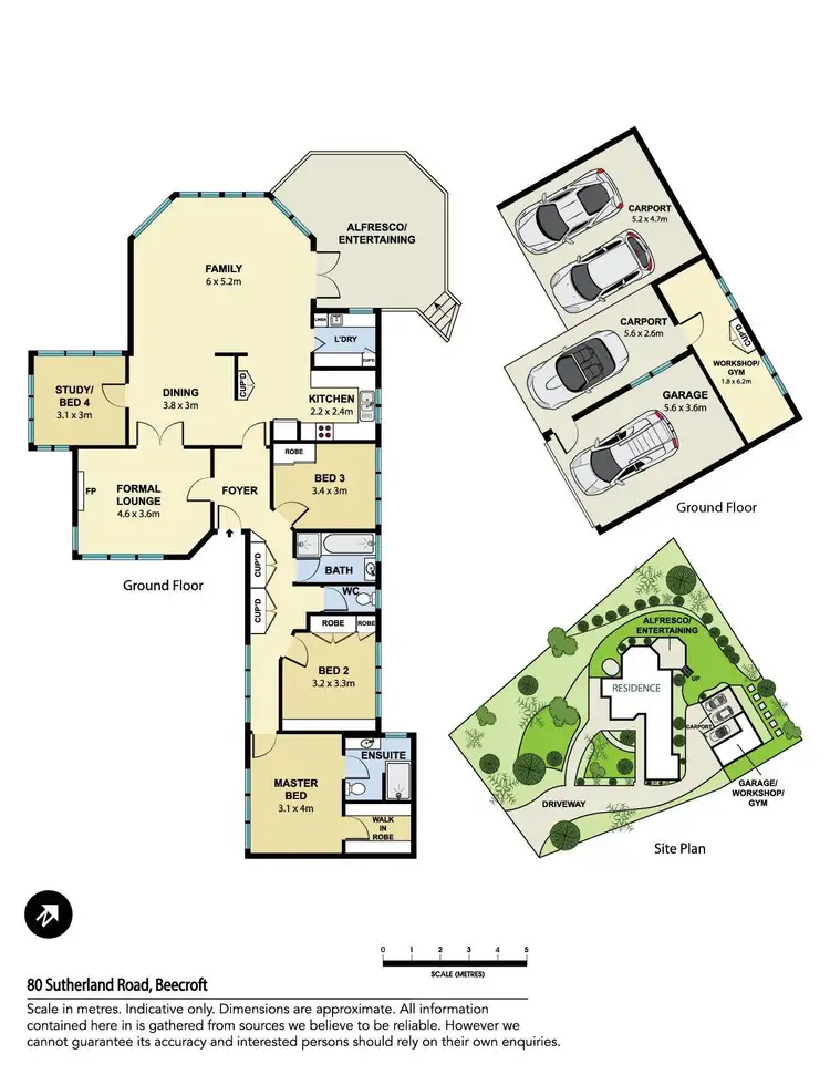 Floorplan of Homely house listing, 80 Sutherland Road, Beecroft NSW 2119