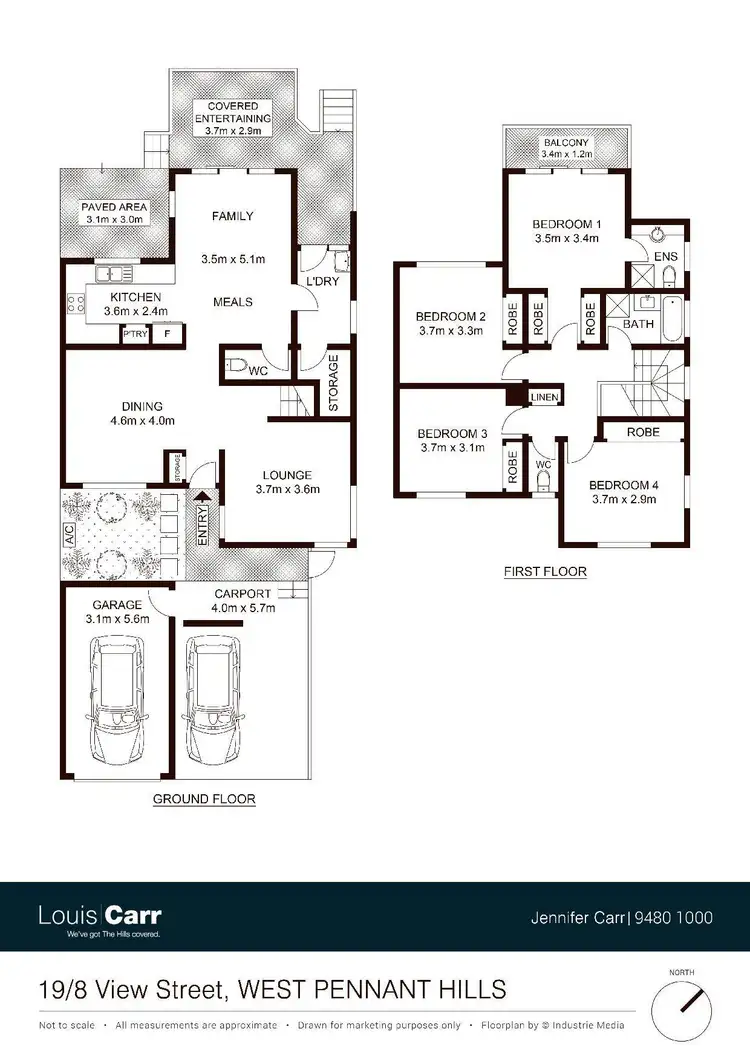 Floorplan of Homely semi-detached listing, 19/8 View Street, West Pennant Hills NSW 2125
