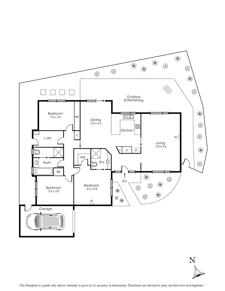 Floorplan of Homely unit listing, 2/9 Frederico Street, Highett VIC 3190