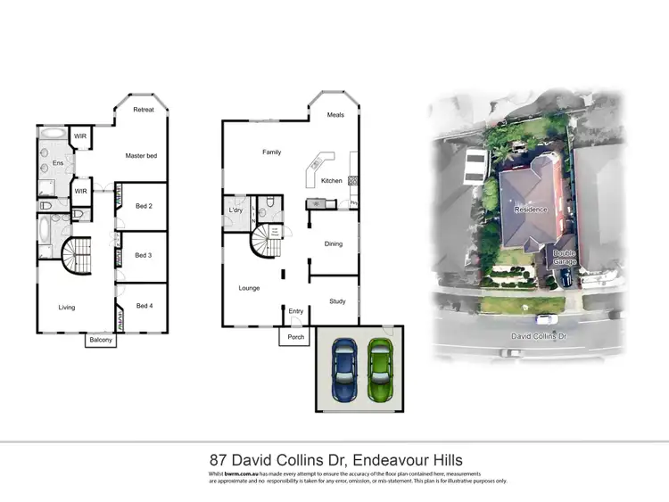 Floorplan of Homely house listing, 87 David Collins Drive, Endeavour Hills VIC 3802