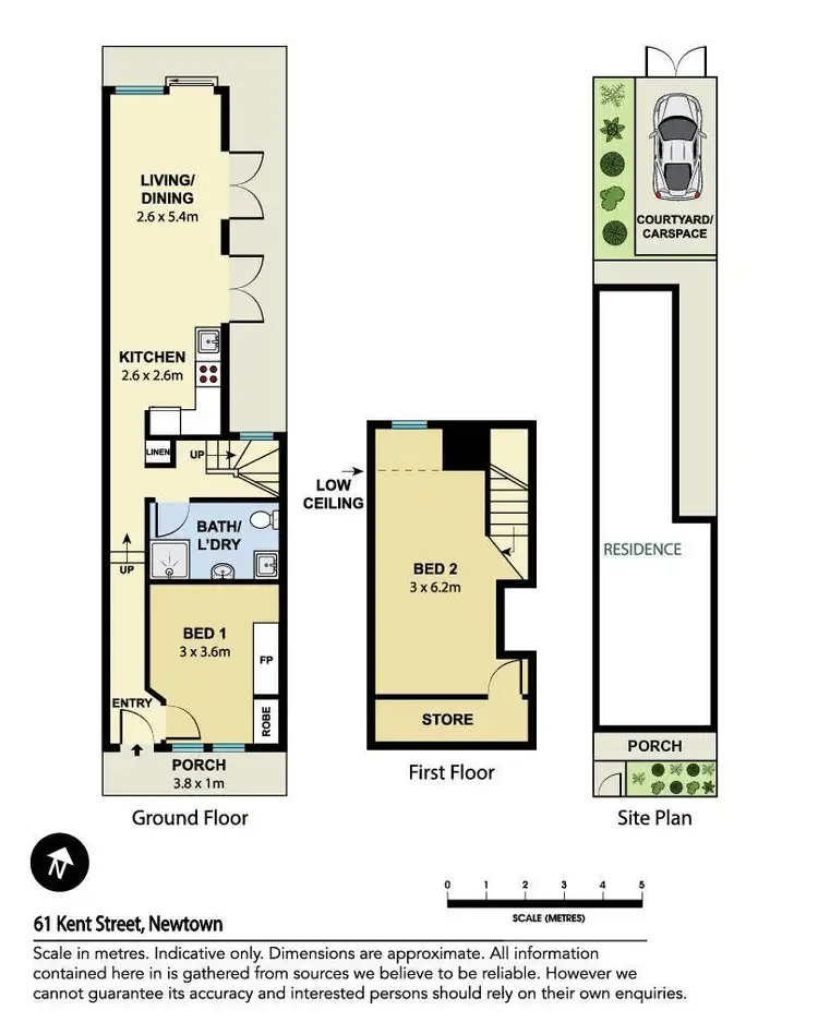 Floorplan of Homely house listing, 61 Kent Street, Newtown NSW 2042