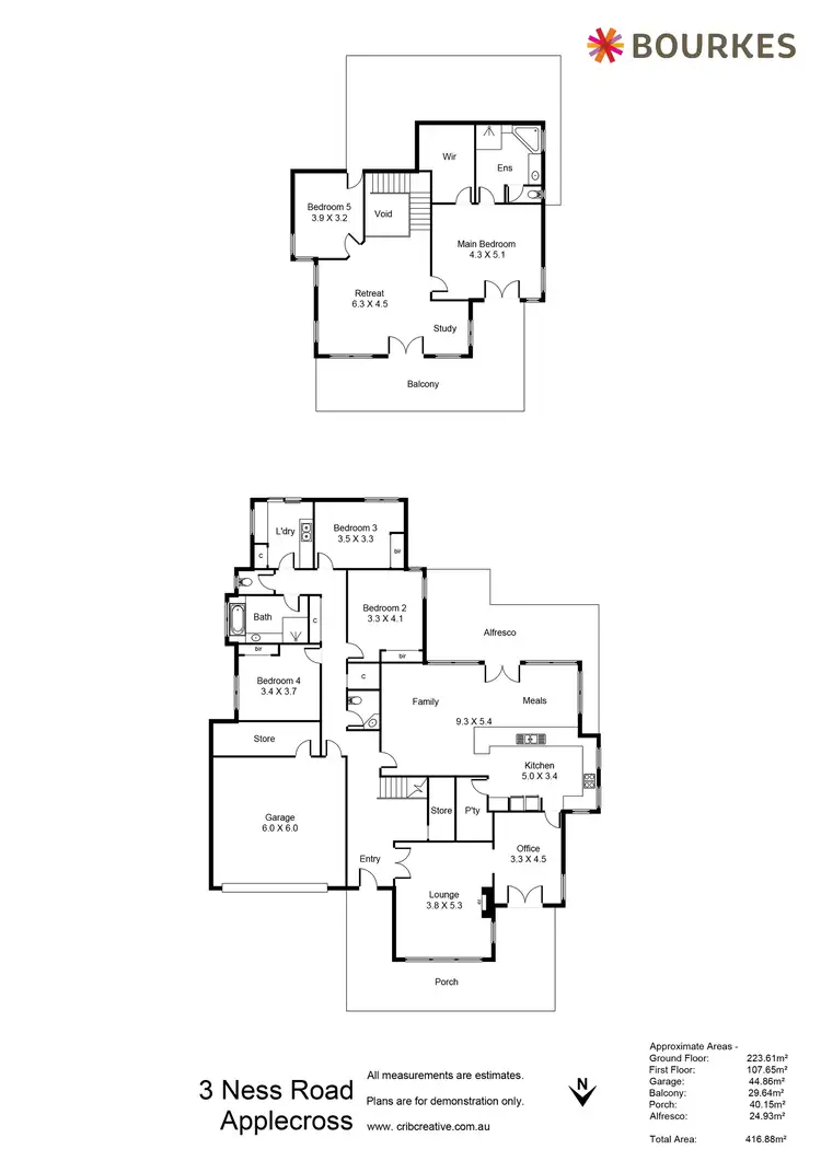 Floorplan of Homely house listing, 3 Ness Road, Applecross WA 6153