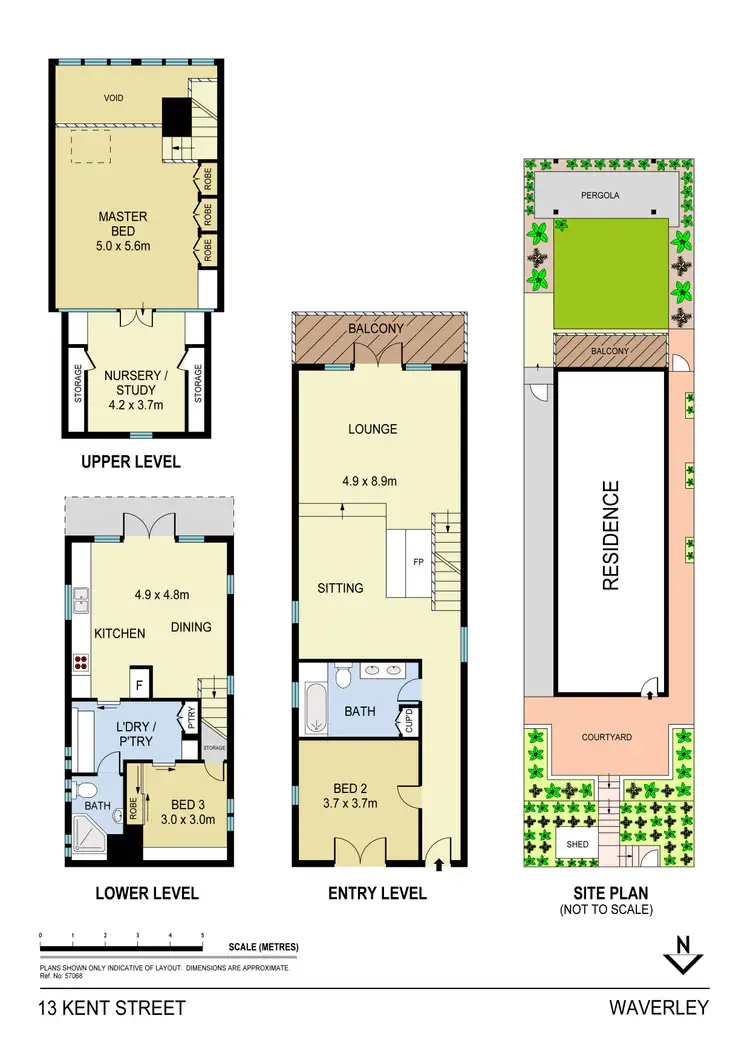 Floorplan of Homely house listing, 13 Kent Street, Waverley NSW 2024